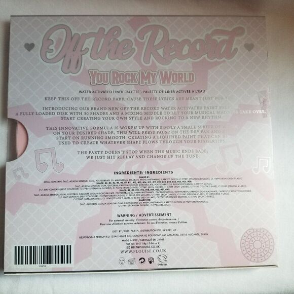 P.Louise Off The Record Palette - You Rock My World - Picture 2 of 13